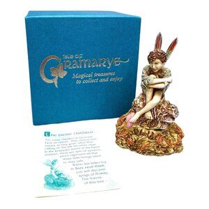 Isle Of Gramarye Autumn Harvest Faerie Children Trinket Box Box & Story Card